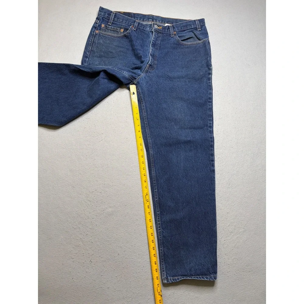 Levi's 550 Jeans Mens 38x32 Blue Relaxed Fit Tapered Leg Vintage 90s Made in USA